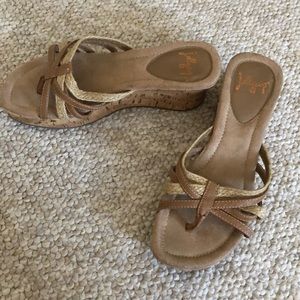 Wedge sandals